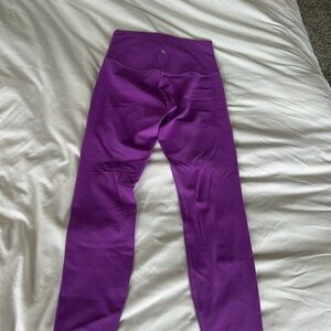 lululemon align leggings size 6 purple